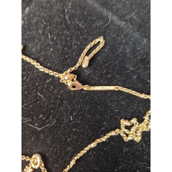 Kendra Scott Ansley Arrow White Stone Heart Necklace 14K Gold Plated New Gift - Picture 6 of 7